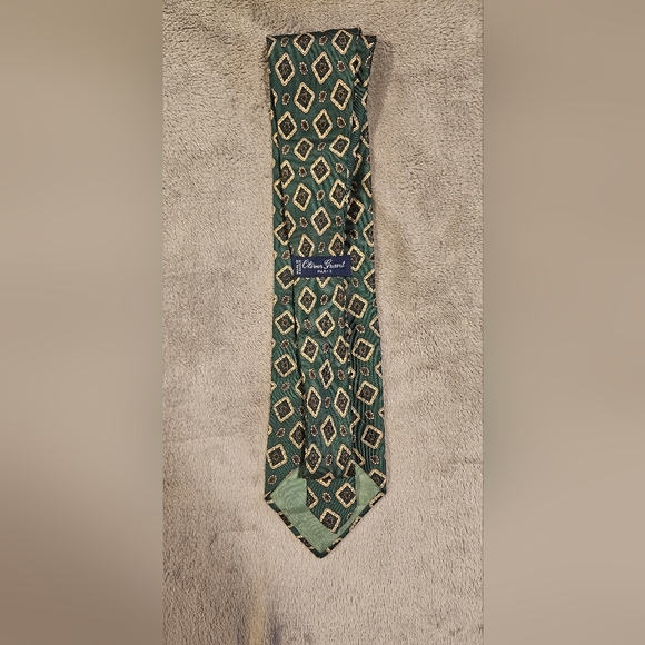 Oliver Grant Adult Green Necktie - Picture 2 of 2